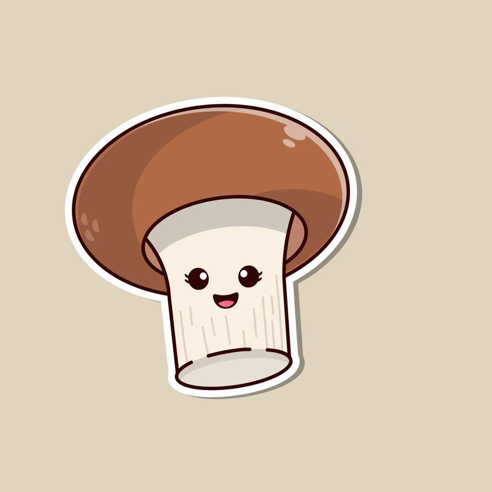 Cute Mushroom Illustration vector