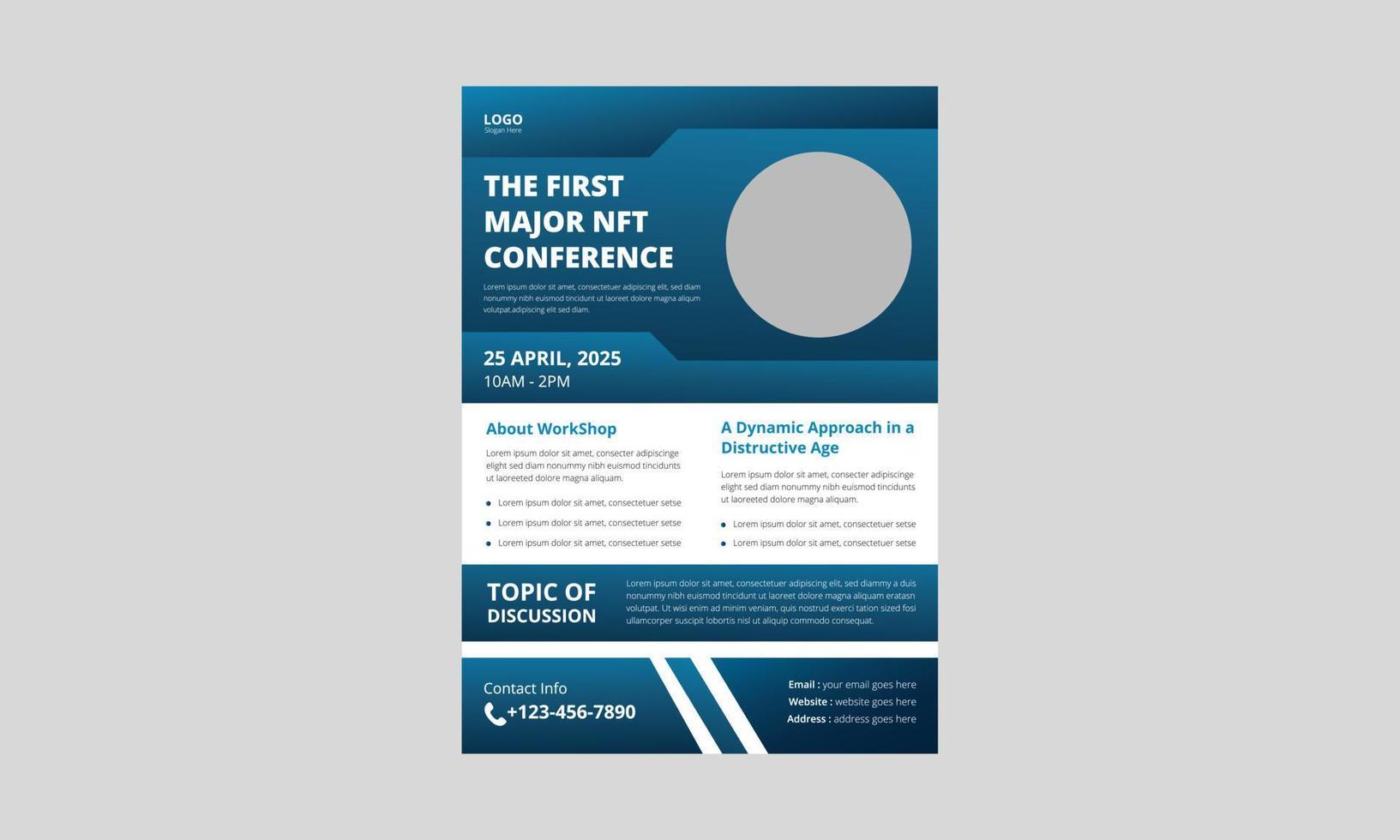 NFT Gaming Event Flyer Template