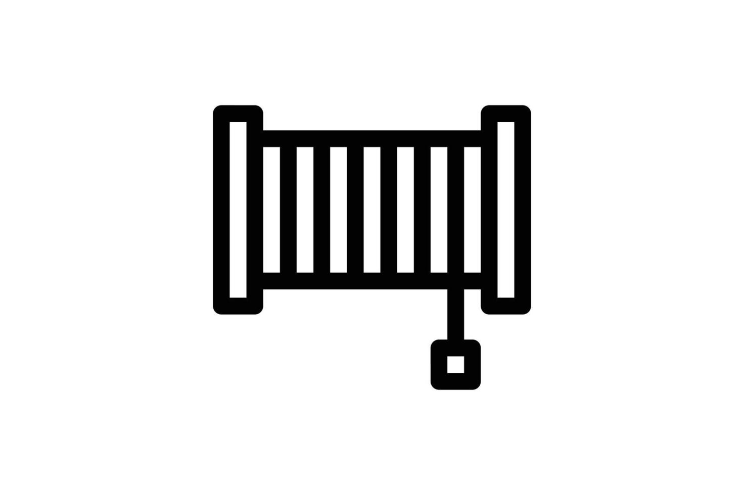 Rope Rescue Line Style Icon Free vector