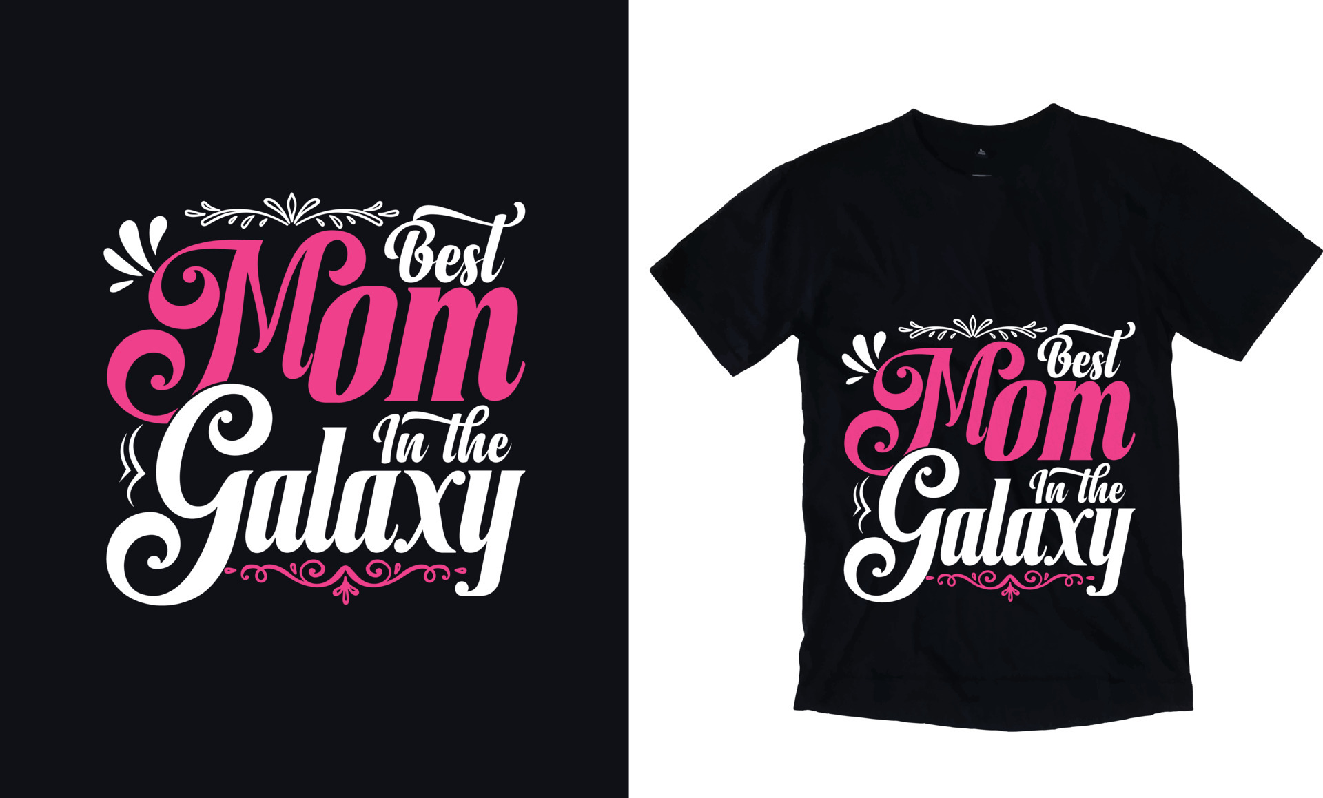 Best mom in the galaxy 6429390 Vector Art at Vecteezy