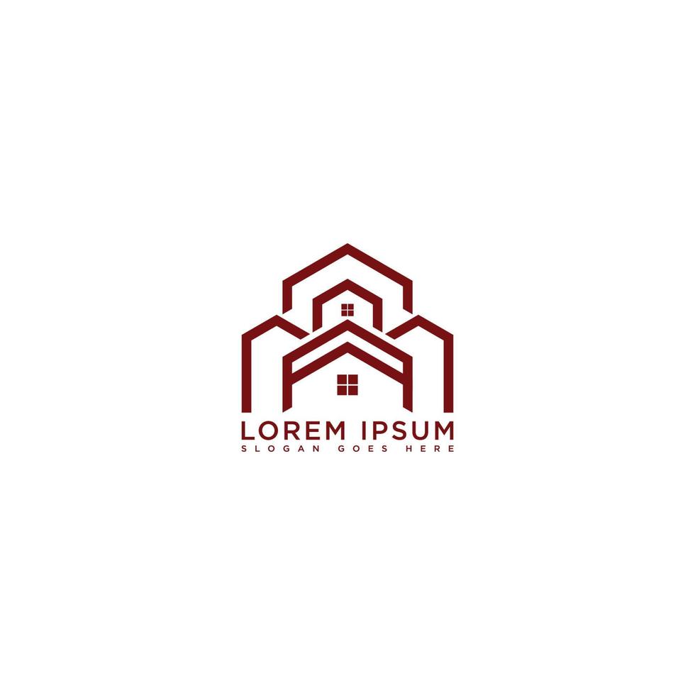 real estate logo design vector