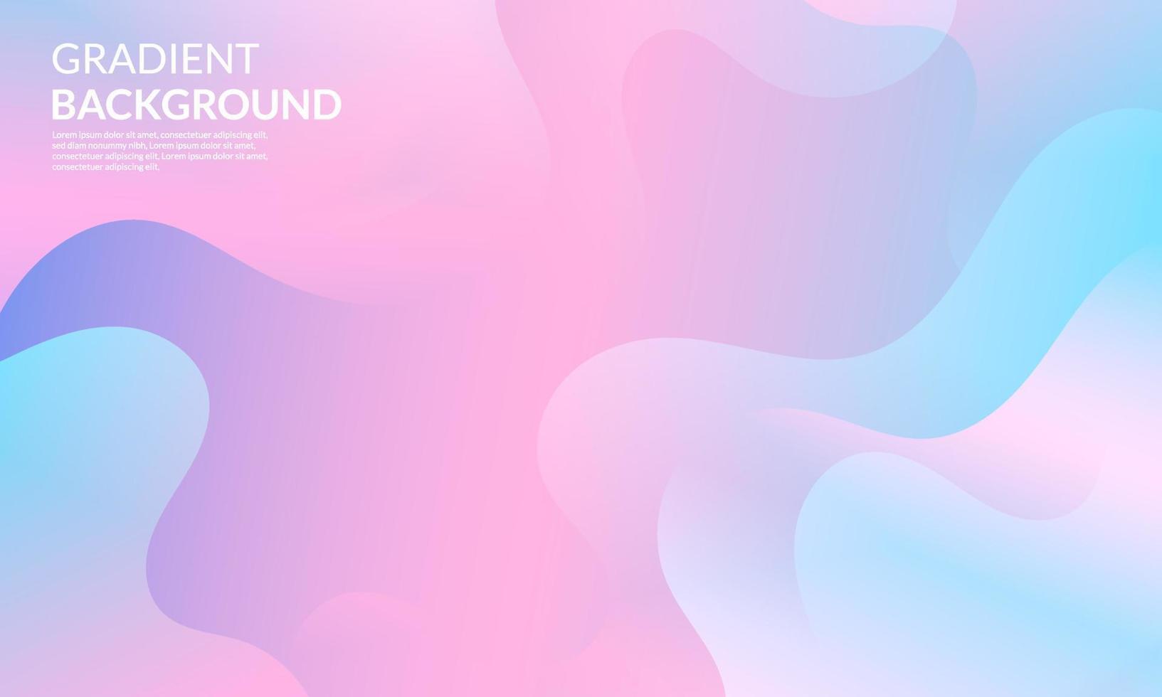 Abstract Pink Fluid Wave Background vector