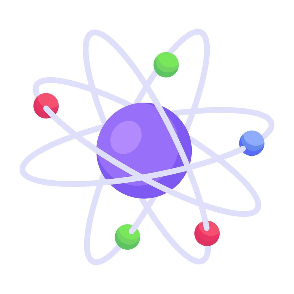 An icon of science in isometric design vector