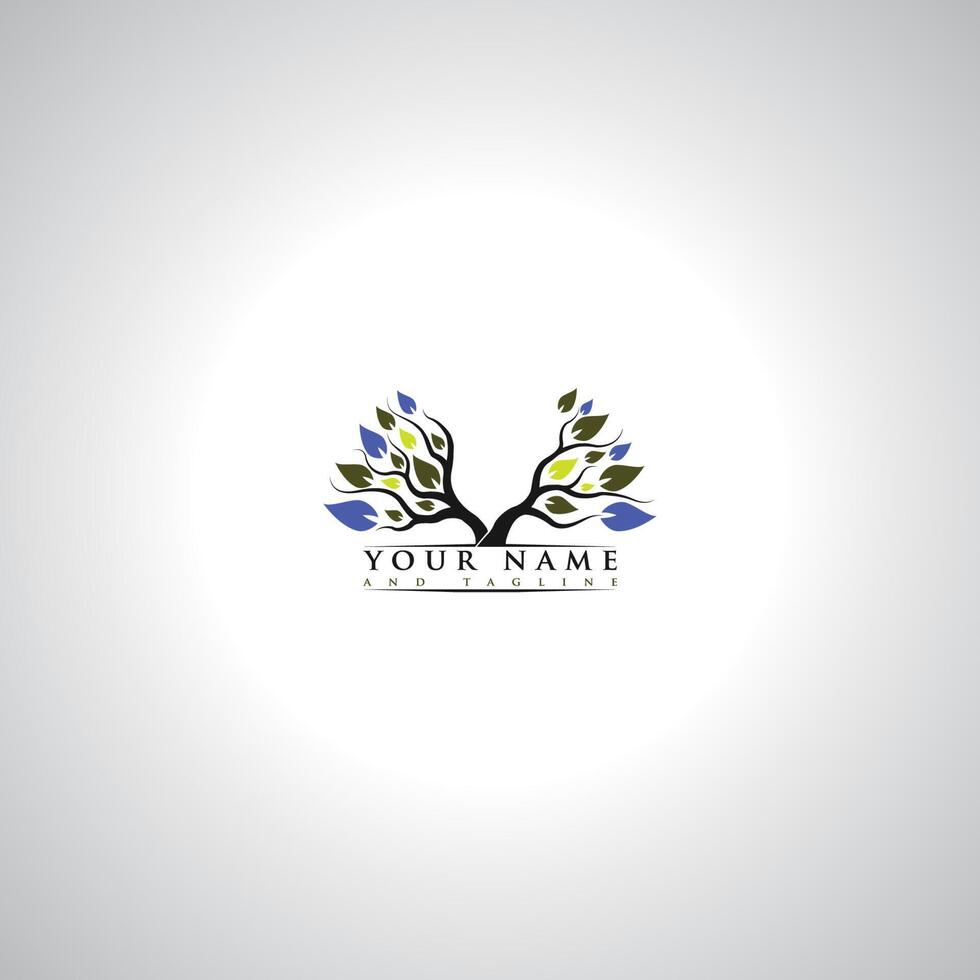 tree logo design vector