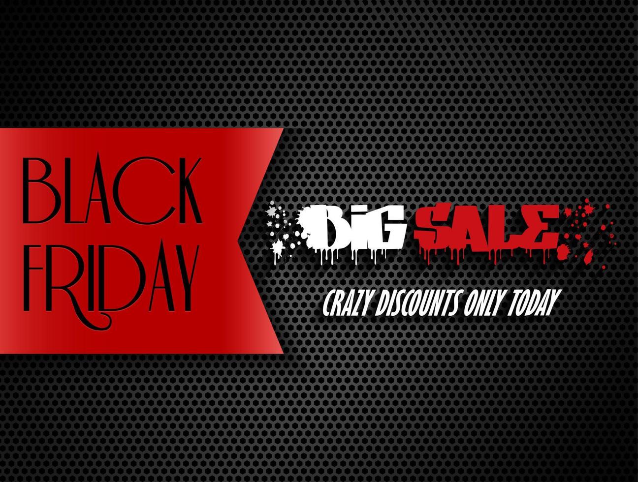 Black friday big sale vector