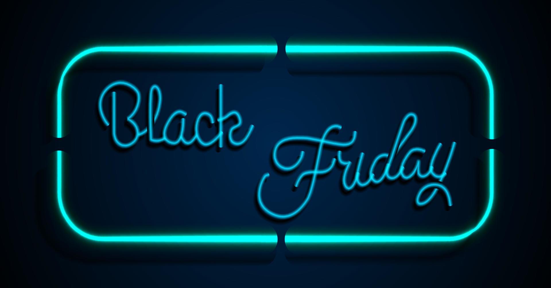Black friday blue light sign.Vector 6431054 Vector Art at Vecteezy