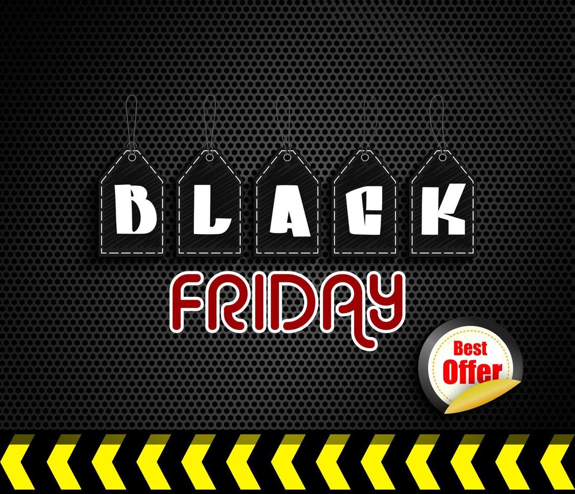 Black Friday offer sale.Vector vector