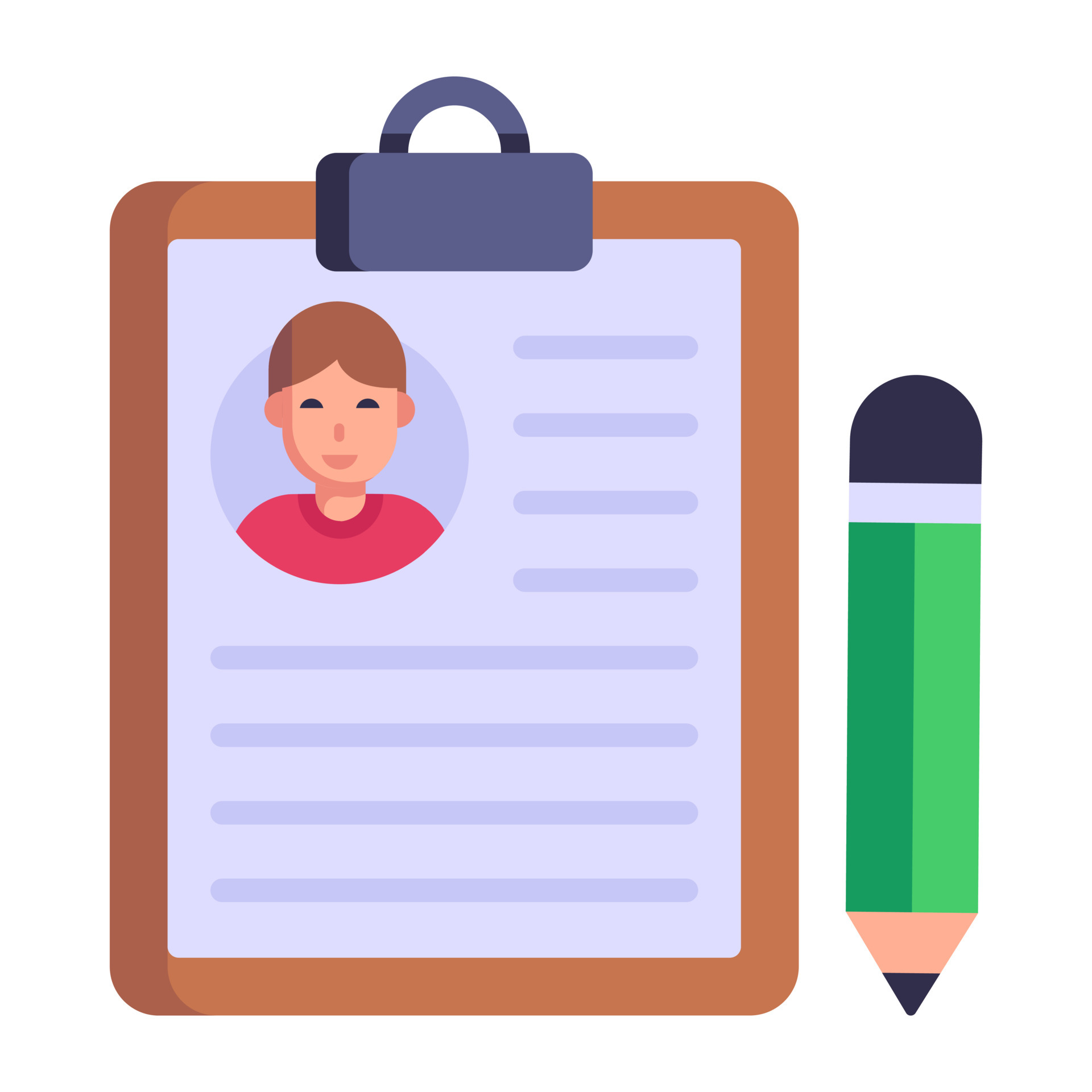 Personal details, flat icon of resume 6431323 Vector Art at Vecteezy