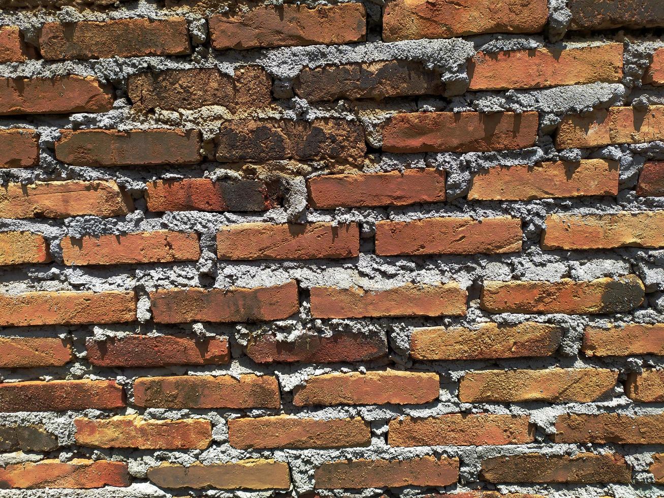 old grunge brick wall stone pattern background photo