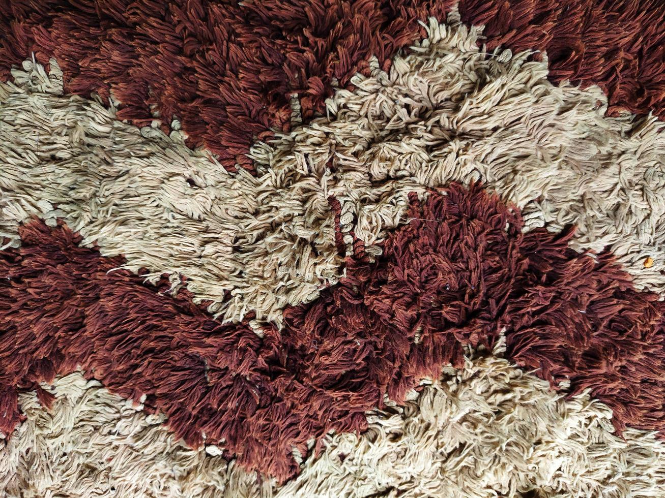 brown fluffy fabric texture background photo