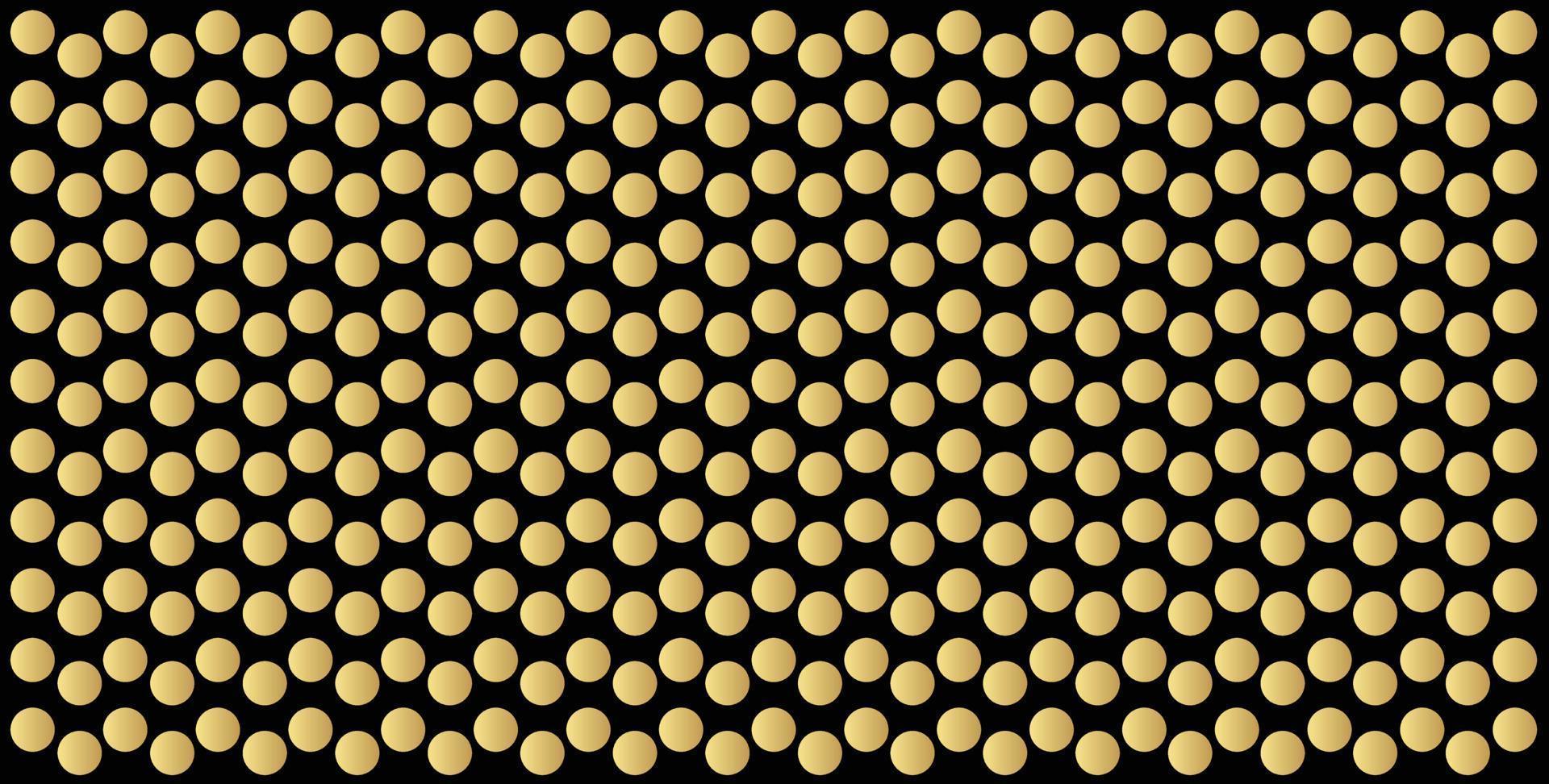 Gold polka dots pattern, colorful holiday background - vector abstract background