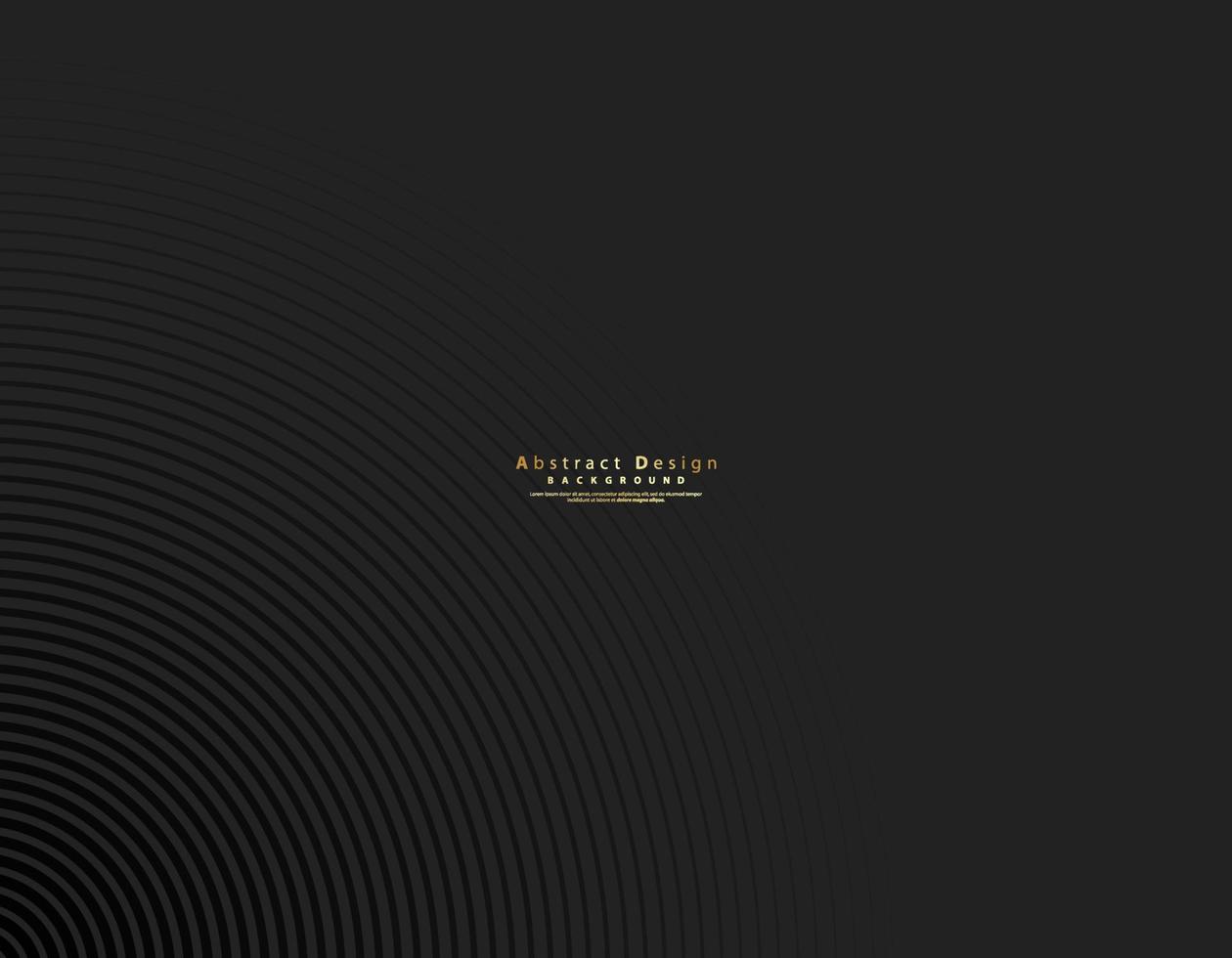 Concentric circle. Illustration for sound wave. Abstract circle line pattern. vector