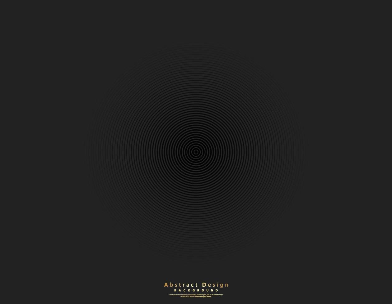 Concentric circle. Illustration for sound wave. Abstract circle line pattern. vector
