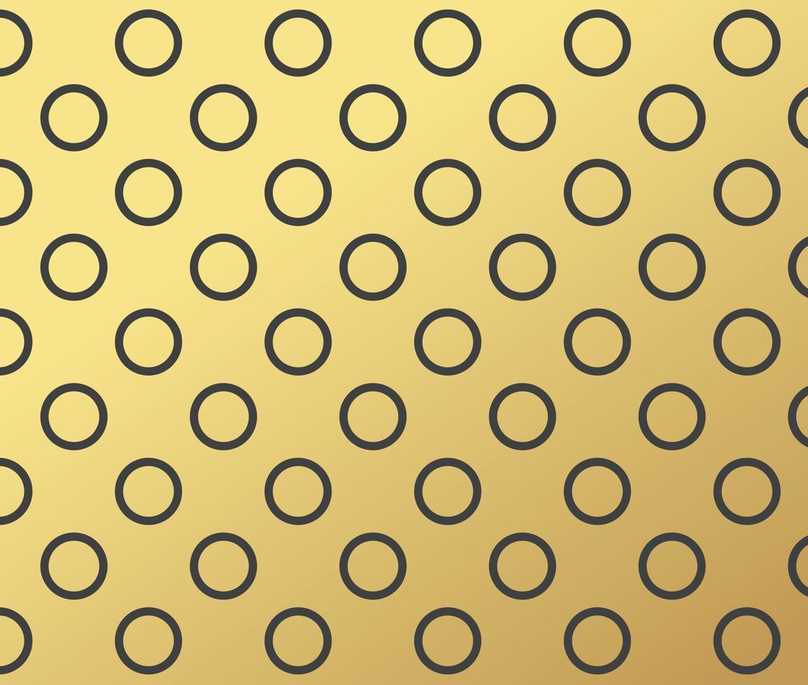 Gold polka dots pattern, colorful holiday background - vector abstract background