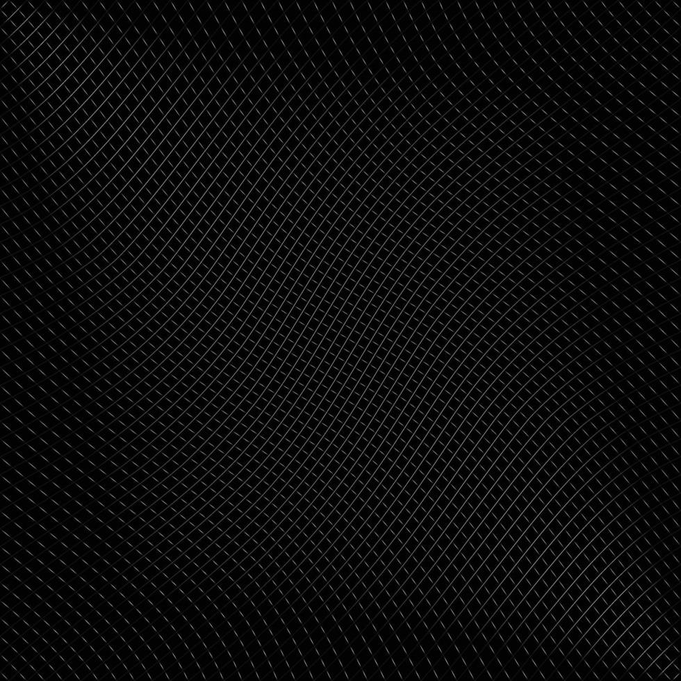 Abstract black background with diagonal lines. Gradient vector line pattern design. Monochrome graphic.