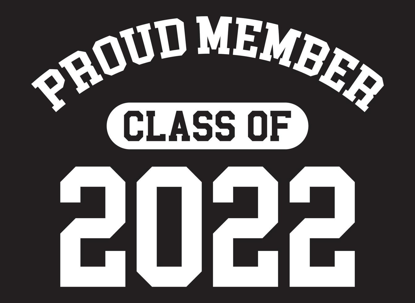 Class Of 2022 Vector, Tshirt Design vector
