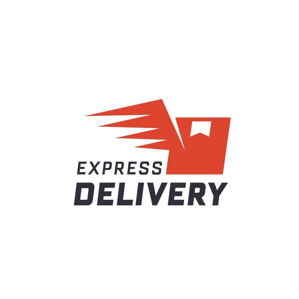 Express delivery. Delivery label for online shopping. Worldwide shipping. Vector illustration
