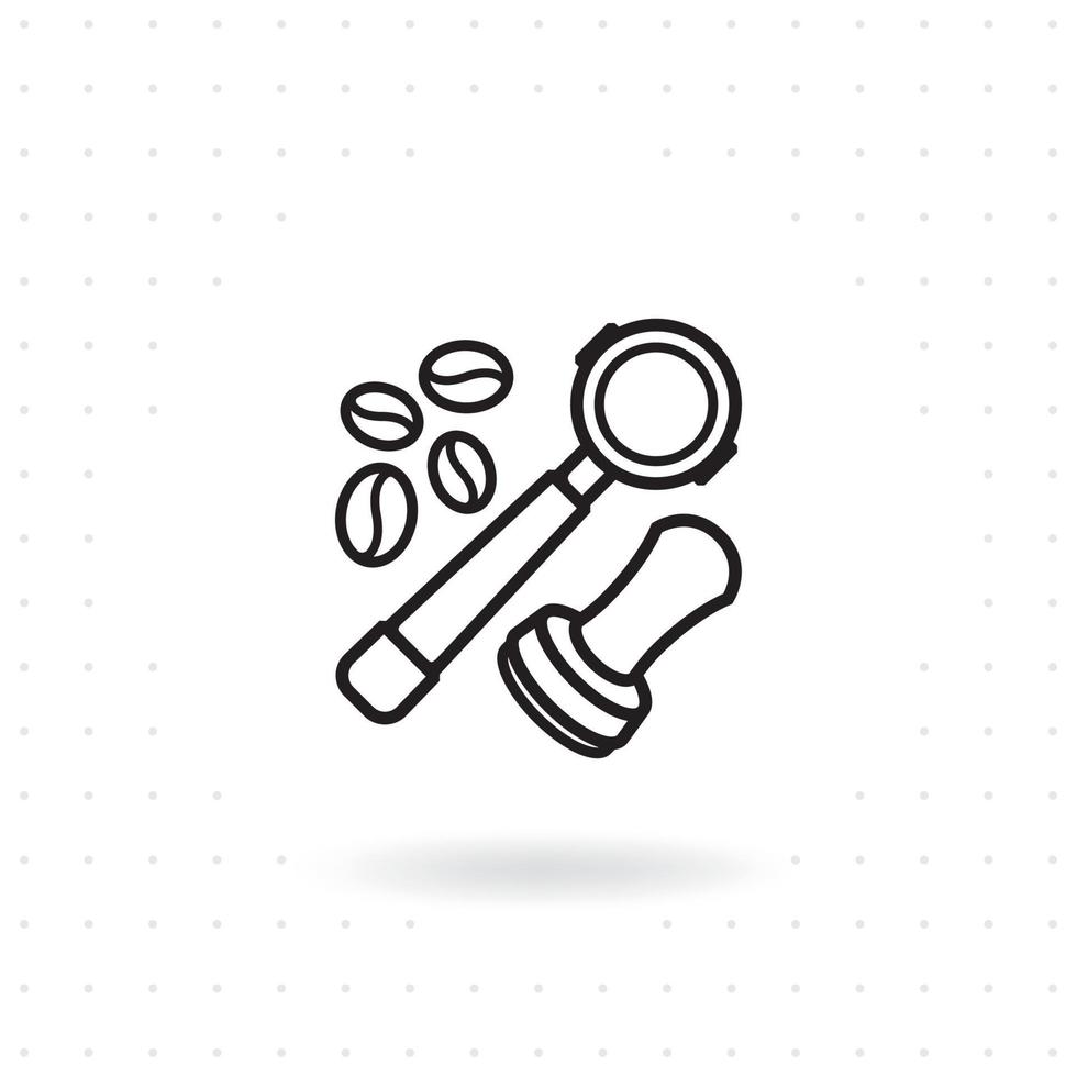 Portafilter icon design vector