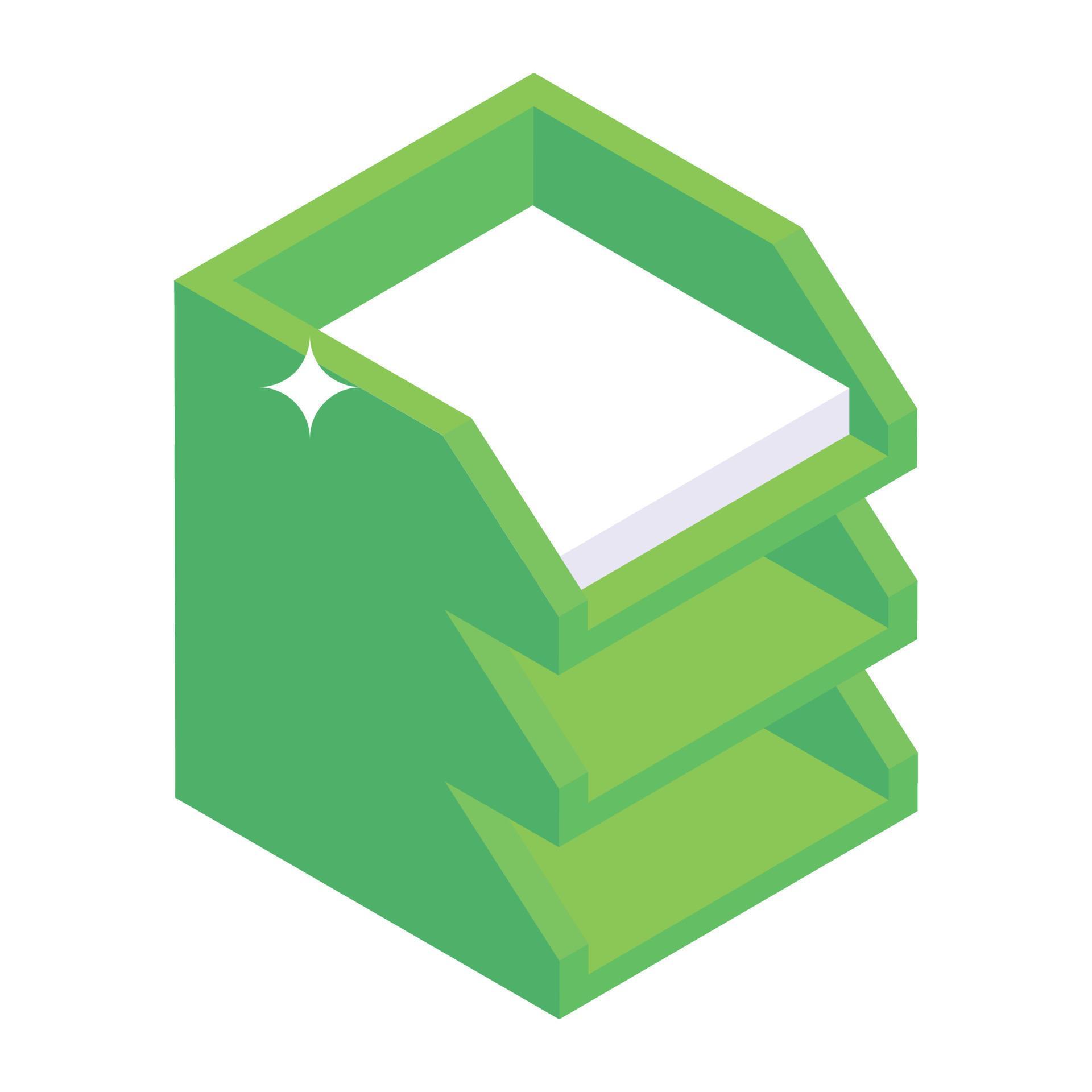 Office folder holder, isometric icon of files rack 6434067 Vector Art ...