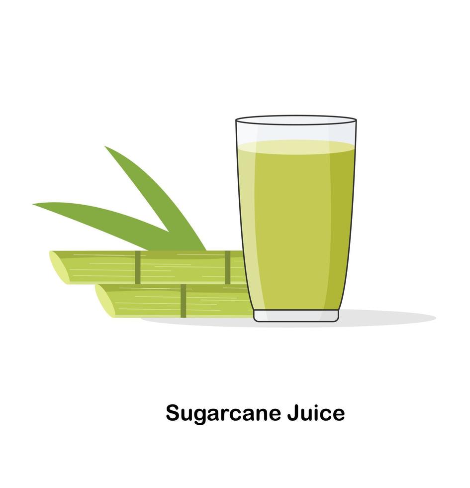 illustration of summer season drinks sugarcane juice . 6434295 Vector