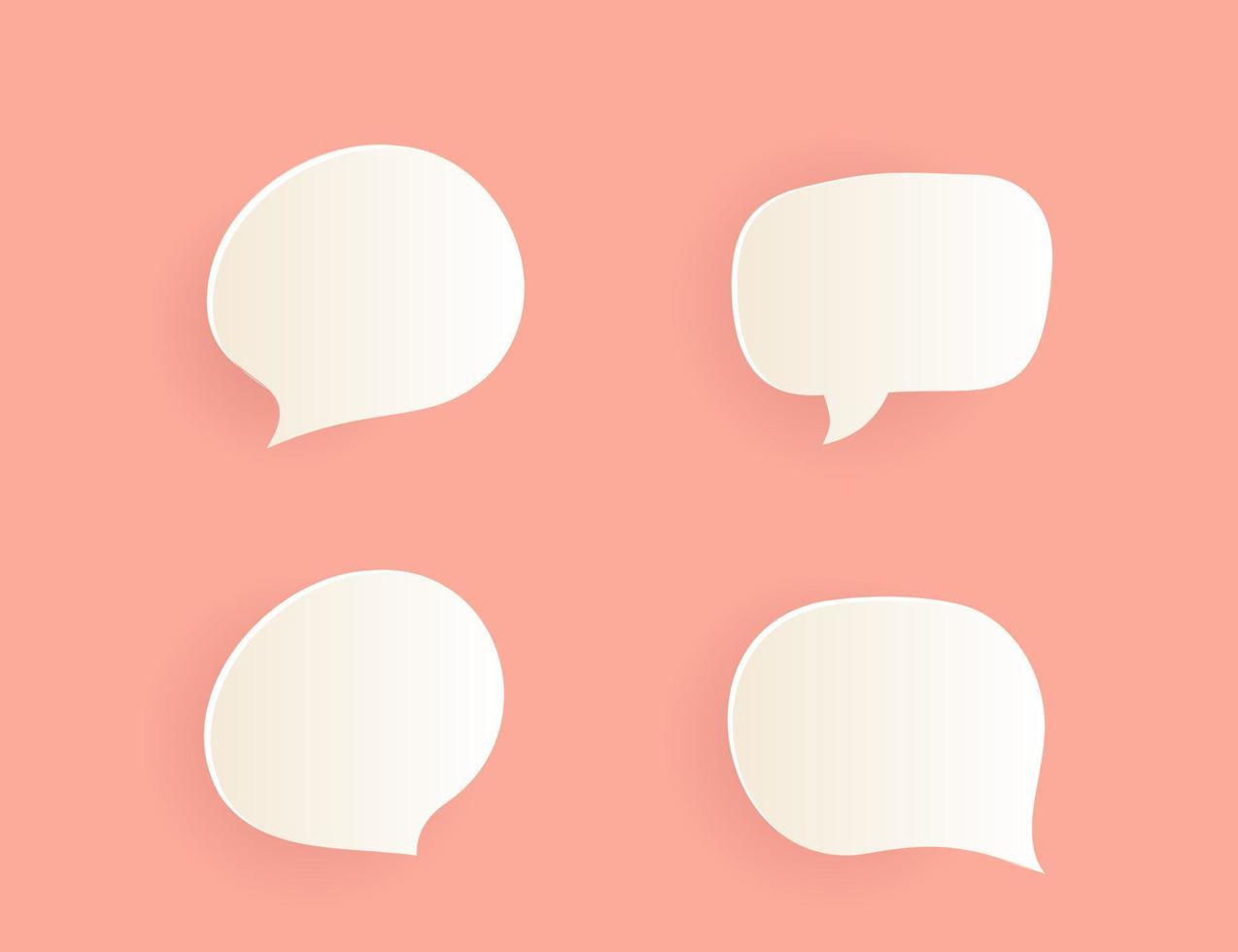 3d speech buble chat icon communications vector