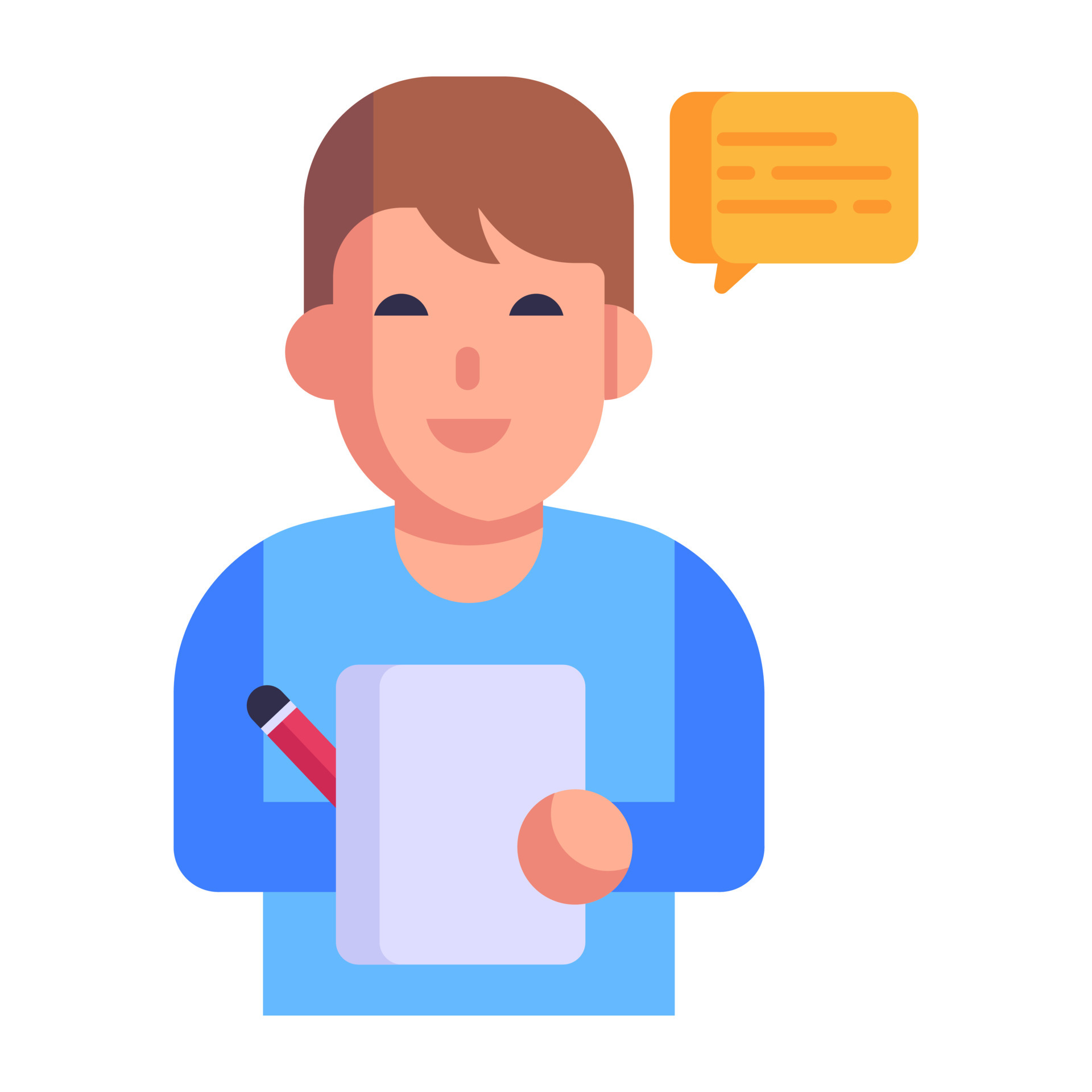 Person writing on page, flat icon of author 6434549 Vector Art at Vecteezy