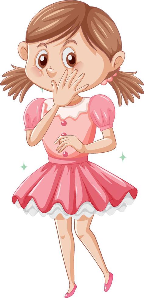 una chica con vestido rosa personaje de dibujos animados sobre fondo blanco 6434830 Vector en Vecteezy una chica con vestido rosa personaje de dibujos animados sobre fondo blanco 6434830 Vector en Vecteezy