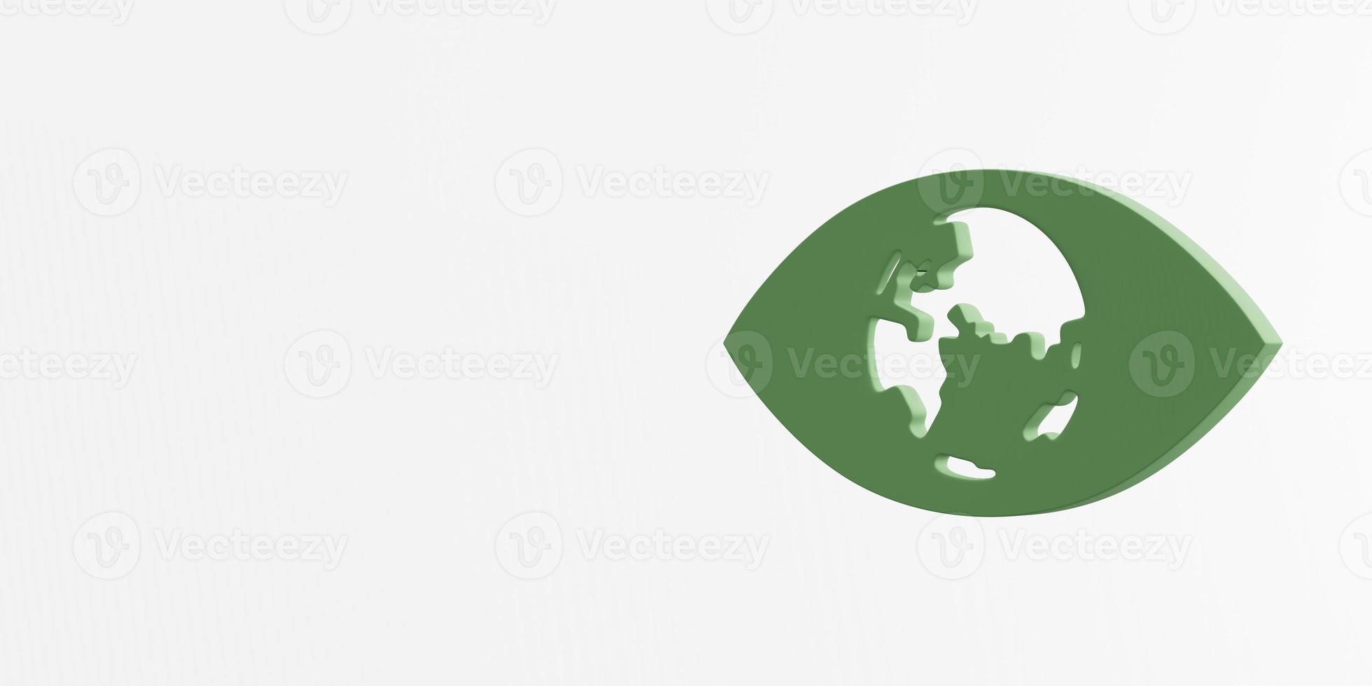 Sustainable Development Goals Climate Action icon. 3D rendering photo