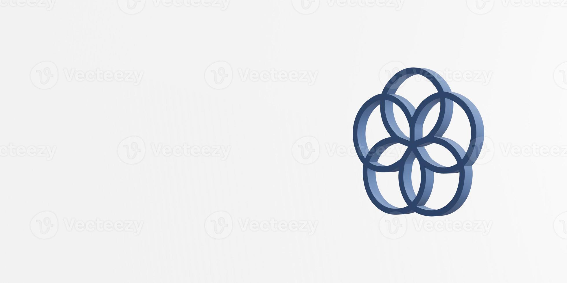 Sustainable Development Goals Partnerships to achieve the Goal icon. 3D rendering photo