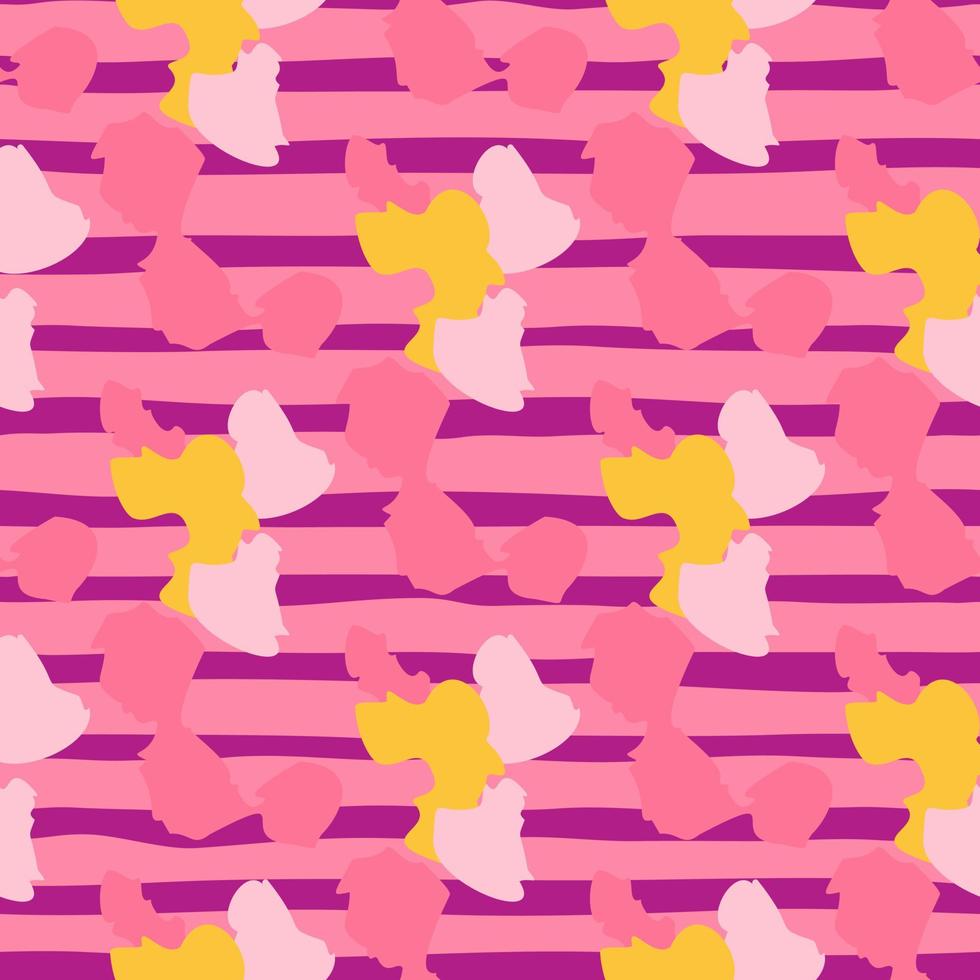 patrón abstracto sin fisuras de guepardo. fondo de leopardo de camuflaje. papel pintado con formas de pieles de animales vector