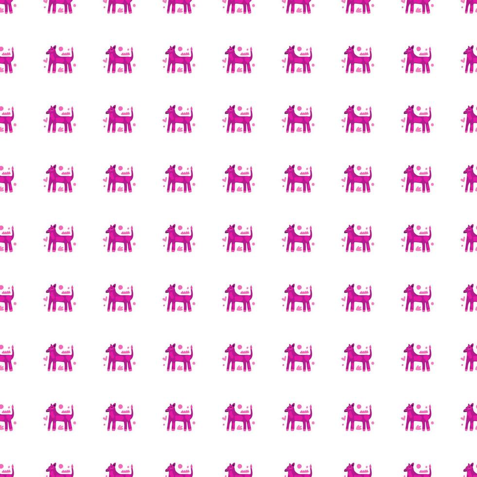 Contemporary dog seamless pattern. Abstract animals endless wallpaper. vector