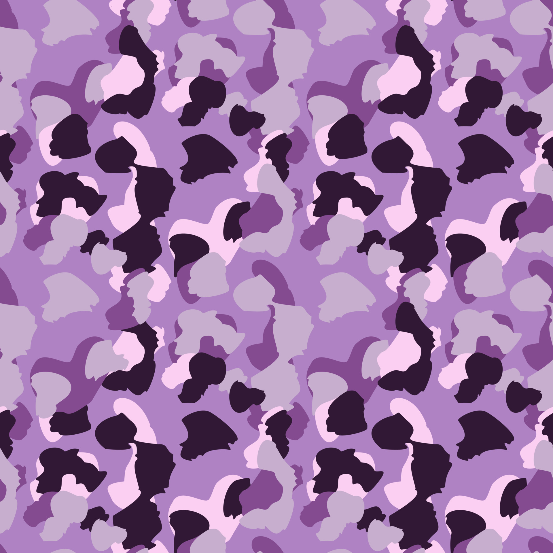 Creative cheetah camouflage seamless pattern. Camo leopard elements ...