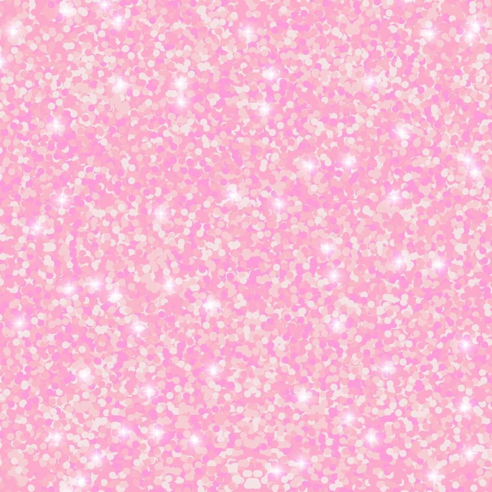 Pink glitter texture abstract background. Closed up of metallic pink glitter textured background. Vector illustration