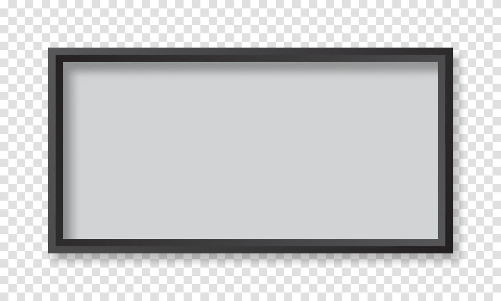 Vector photo frame. Vector illustration