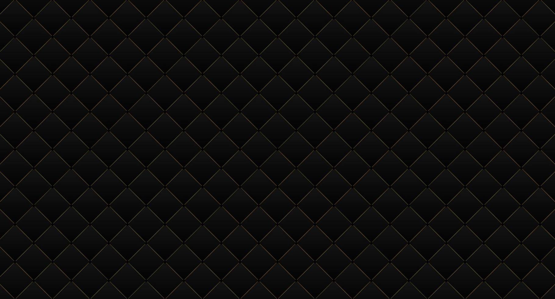 Fondo de textura de cuero de sofá negro diamante. ilustración vectorial vector