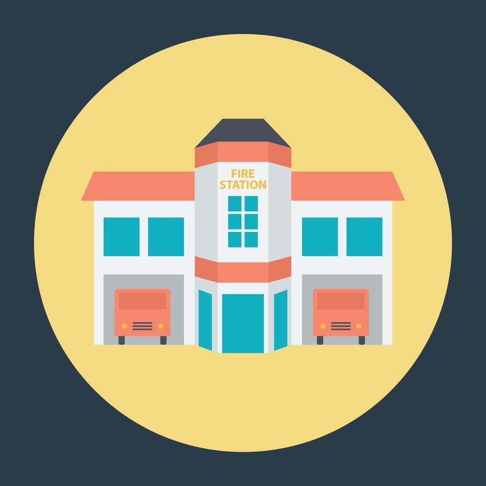 Fire Station Concepts vector