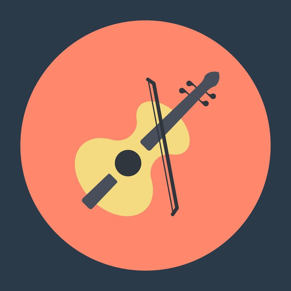 Trendy Violin Concepts vector