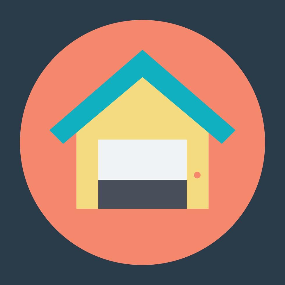 Storage Garage Concepts vector