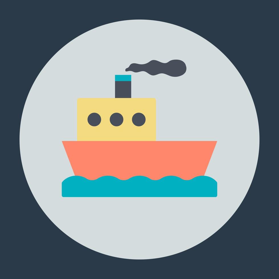 Trendy Steamboat Concepts vector