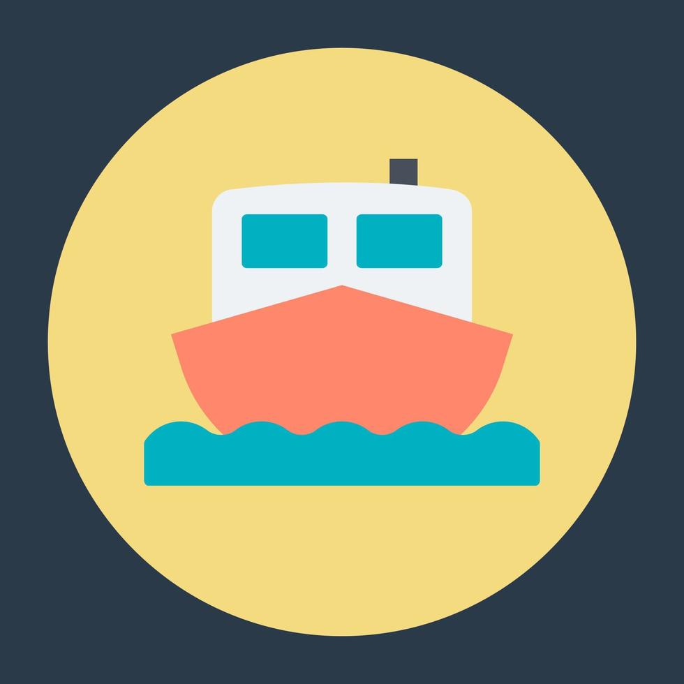 Trendy Ship Concepts vector