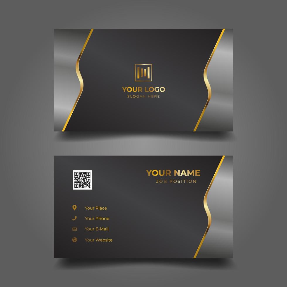 Print business card template vector