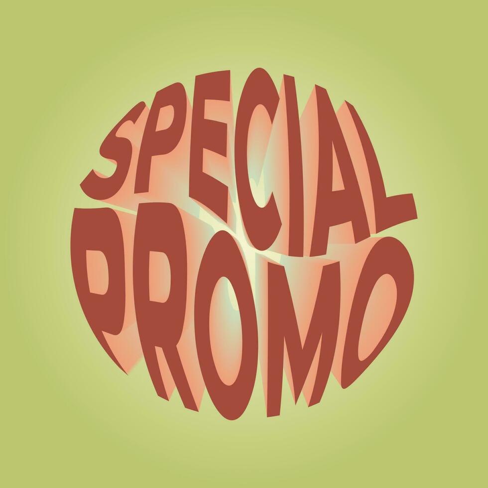 Vector of Special Promo. Perfect for sale, discount, marketing content, etc.