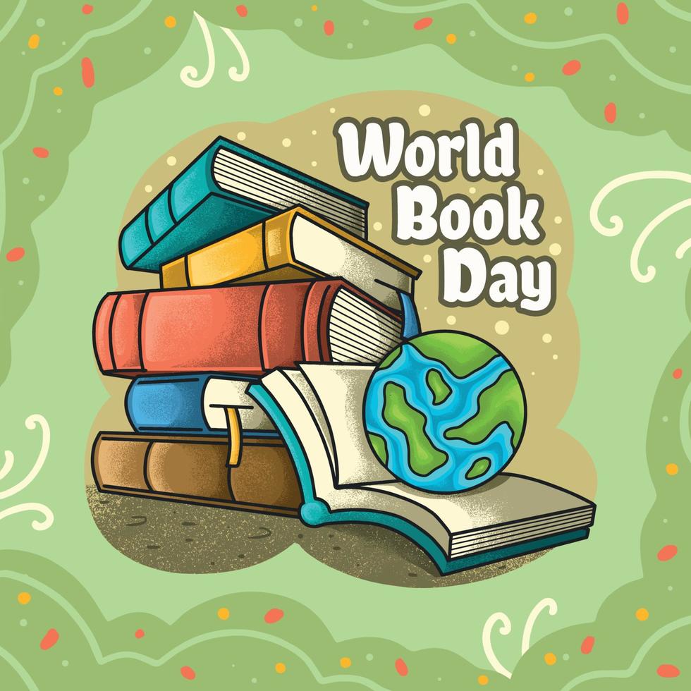 World Book Day Concept vector