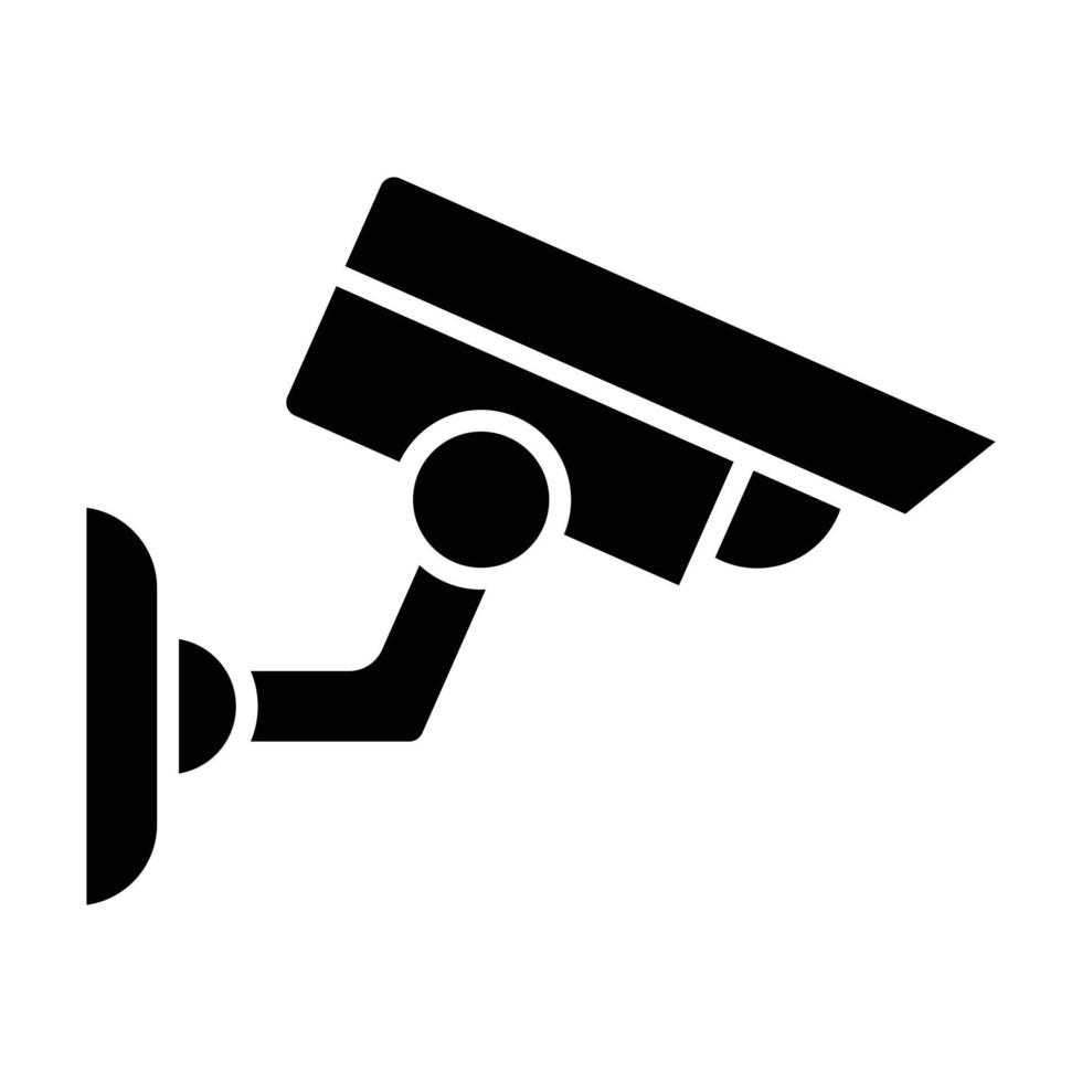 CCTV Glyph Icon vector