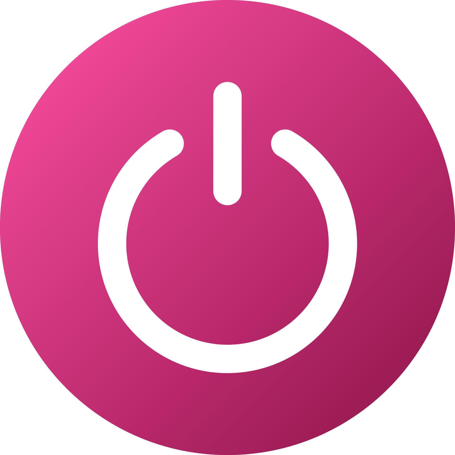 Power Button Icon Style 6443147 Vector Art at Vecteezy