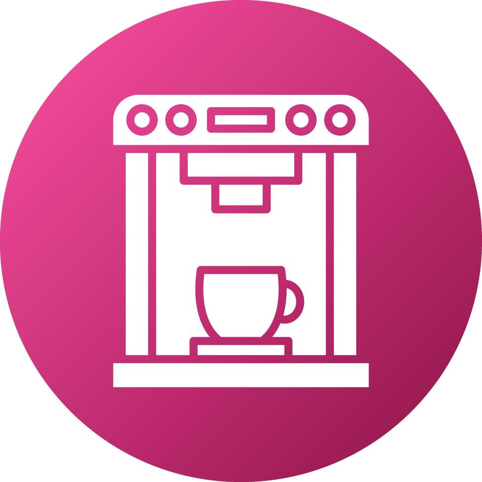 Coffee Machine Icon Style vector