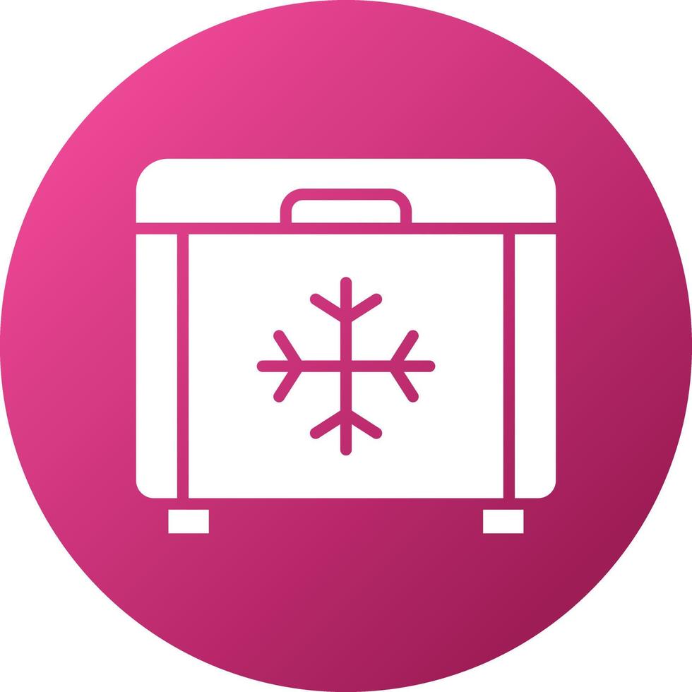 Freezer Icon Style vector