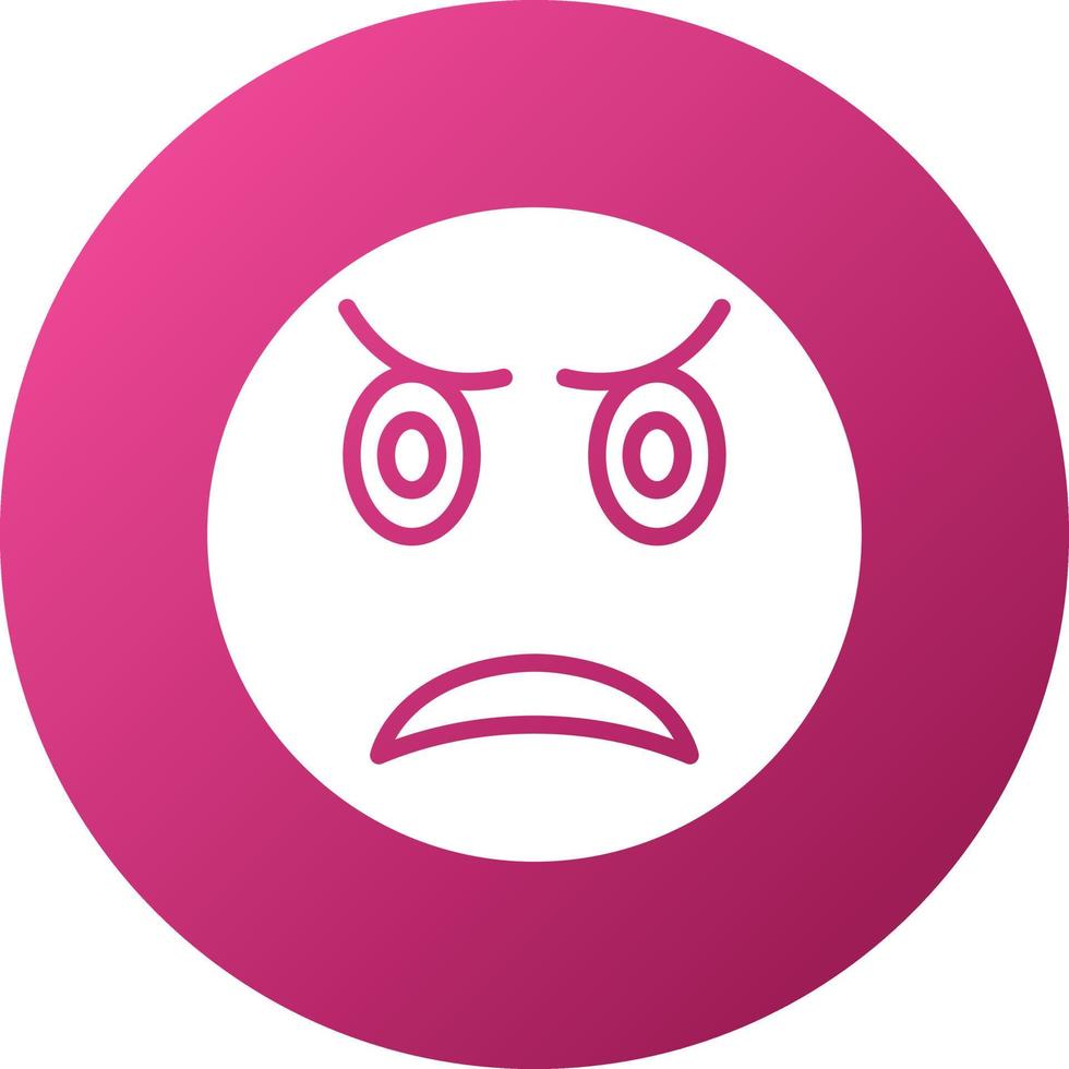 Upset Icon Style vector