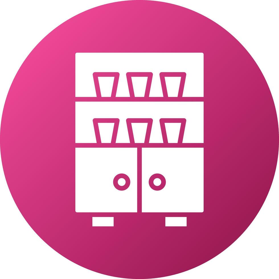 Cupboard Icon Style vector