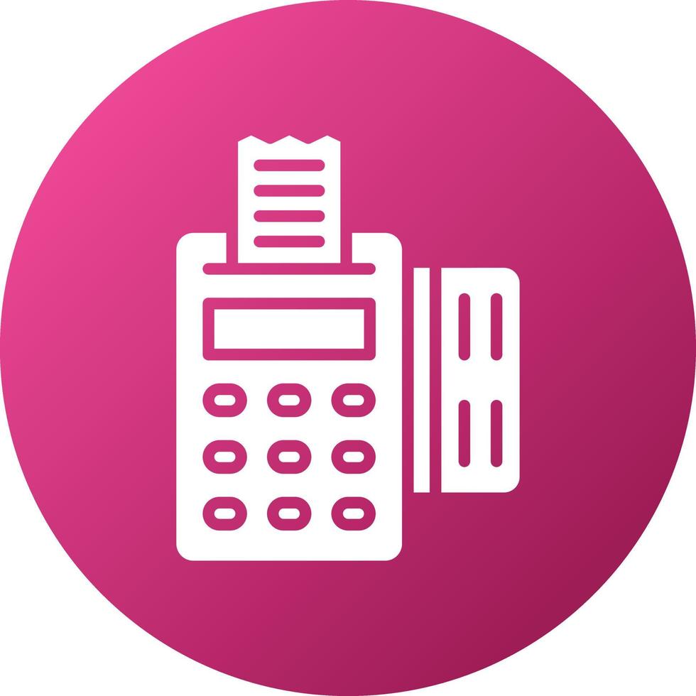 Pos Terminal Icon Style vector